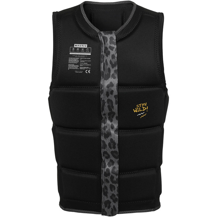 2023 Mystic Mens Zuupack Wake Impact Vest 35005.22015 - Black / Grey